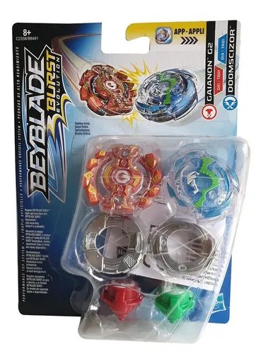Beyblade Burst Kreisel 2er Set Xcalius Gaianon G2 - Erlebe spannende Duelle mit dem Beyblade Burst Kreisel 2er Set! Enthält die bunten Kreisel Xcalius Gaianon G2 und Doomscizor für doppelte Action. Ideal für kreative Spielideen und unvergessliche Kämpfe – Langeweile hat keine Chance!
