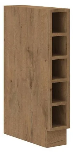 Küchen-Preisbombe Unterschrank Regal 15 cm Küche Vigo Eiche Lancelot matt