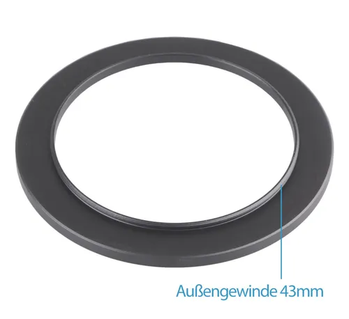 Step Up Ring 43-55mm Adapterring Filteradapter