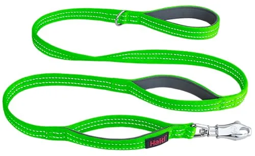 Halti BRIG Sicherheitsleine für große Hunde – Neongrün, 1,5m