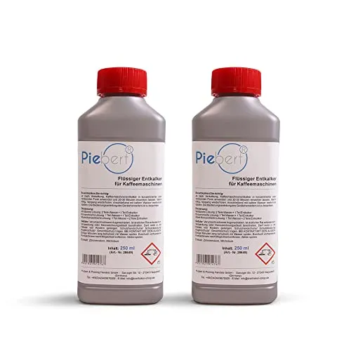 2x 250ml Entkalker flüssig 28649 kompatibel mit Philips, Saeco, DeLonghi Kaffeevollautomaten