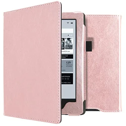 iMoshion Bookcase kompatibel mit Kobo Aura H2O - Rosegold
