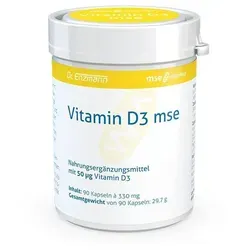 Dr. Enzmann Vitamin D3 2000 I.E. 90 Kapseln - Nahrungsergänzungsmittel mit 50 μg Vitamin D3 pro Kapsel. Ideal zur gezielten Unterstützung der täglichen Vitamin-D-Zufuhr. 90 Kapseln für eine einfache Handhabung.