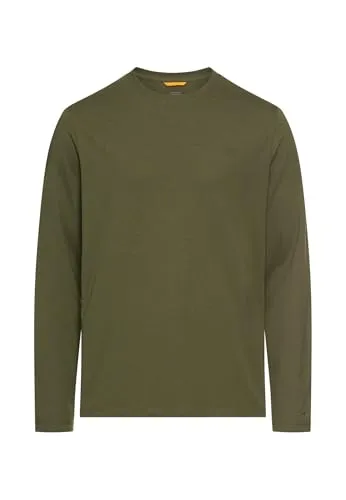 Langarmshirt CAMEL ACTIVE Herren XXXL in Forrest Grün - Herren-Shirt in taillenbedeckendem Regular Fit, aus weicher Baumwollmischung für optimalen Tragekomfort. Ideal für lässige Freizeitlooks.
