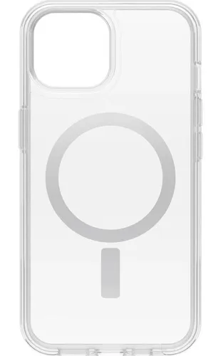 OtterBox Symmetry Clear für MagSafe - Transparente Hülle für iPhone 15 Plus/iPhone 14 Plus - Standard Handyhüllen mit 3X Militärstandard-Sturzschutz, ultraschlankem Design und integrierten Magneten für einfaches drahtloses Laden.