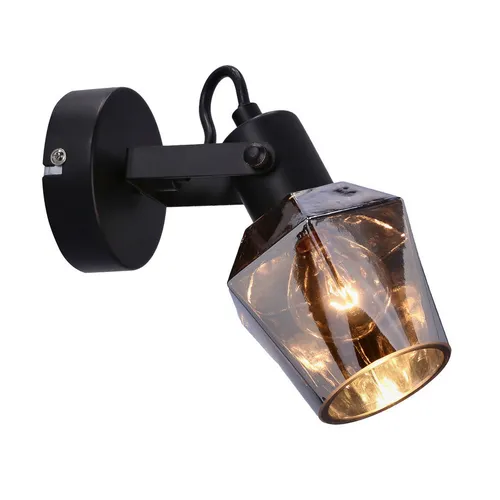 Produktbild Candellux Randi Wandlampe Schwarz E14 15W Dimmbar