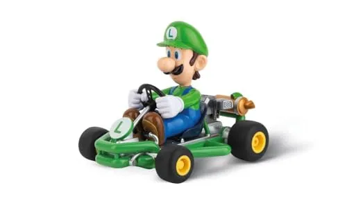 CARRERA® RC-Auto Carrera® RC Mario Kart™ - Pipe Kart, Luigi, 2,4GHz - Ferngesteuertes Auto im Mario Kart™ Design, ideal für Rennspaß und schnelle Action im Freien.