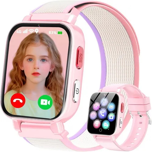 Ucani A28 Smartwatch für Kinder - GPS Ortung & 4G Kommunikation - Die Ucani A28 Smartwatch für Kinder bietet Echtzeitortung und sichere Kommunikationsfunktionen. Mit einem klaren Touchscreen ist sie ideal für Kinder von 4 bis 12 Jahren und unterstützt eine verantwortungsvolle Nutzung im Alltag.