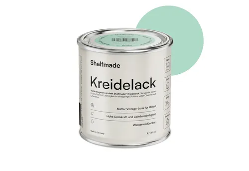 shelfmade Kreidefarbe Kreidefarbe Möbel Shabby Chic Holzlack DIY - Chalk Paint matter Look