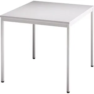 Hammerbacher Tisch 80 x 80 lichtgrau von Hammerbacher