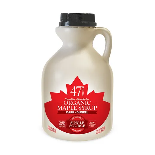 North Bio Kanadischer Ahornsirup Organic Maple Syrup Dark 500g 47