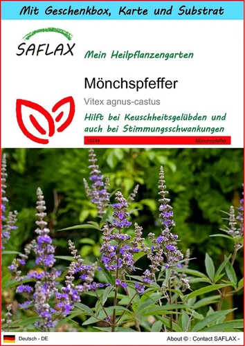 SAFLAX Blumensamen SAFLAX - Geschenkset - Mönchspfeffer