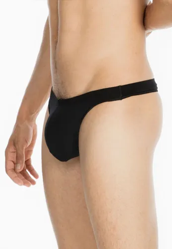 HOM Freddy Herren G-String XL schwarz - Unterwäsche für Herren, aus hochwertiger Baumwollmischung für optimalen Tragekomfort, perfekt für alle Jahreszeiten und in klassischem Schwarz.