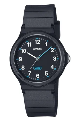 Casio LQ-24B-1BDF Kinderuhr mit Box - Armbanduhren für Kinder, mit leicht ablesbarem Zifferblatt und biobasiertem Armband für hohen Tragekomfort und Umweltbewusstsein. Ideal für den aktiven Lebensstil von Kindern.