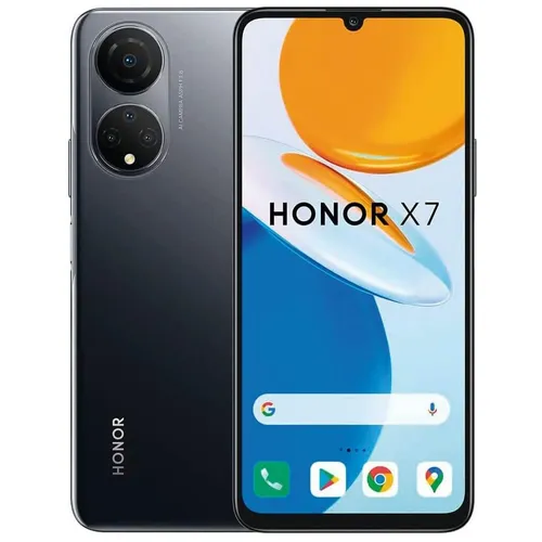 Honor X7 - 4GB RAM, 128GB, Schwarz - Simlockfreies Handy mit großem 128GB Speicher und leistungsstarker 4GB RAM für reibungsloses Multitasking und Unterhaltung.
