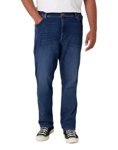 Wrangler Herren Jeans Texas Slim Fit - Gelb, 33W/30L - Slim Fit Jeans in trendigem Gelb, ideal für lässige Outfits und vielseitig kombinierbar.
