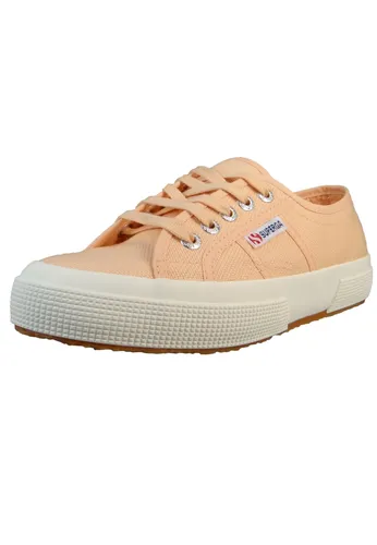 Superga Damen Low Sneaker 2750-COTU CLASSIC Rosa - Sneaker aus atmungsaktivem Leinen, ideal für Freizeitaktivitäten. Mit gepolsterter Decksohle und rutschhemmender Sohle für besten Komfort und Sicherheit.
