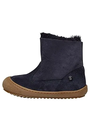 NATURINO Stiefeletten mit Wollfutter, blau 21 - Stiefel für Mädchen, mit warmem Wollfutter für optimalen Komfort und Wohlbefinden in der kalten Jahreszeit.