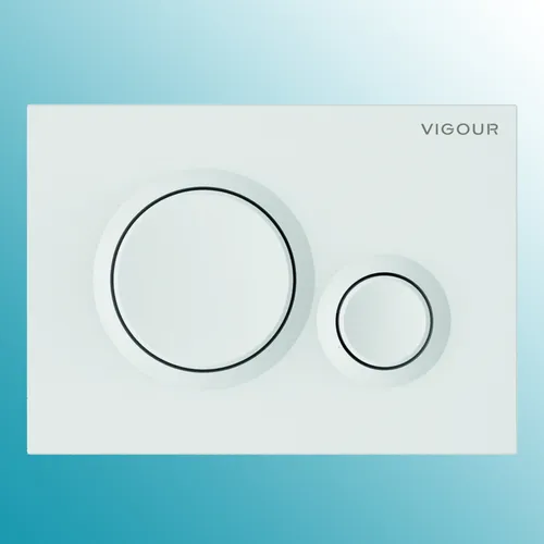 VIGOUR Betätigungsplatte DON weiß