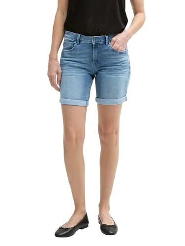 TOM TAILOR Damen 1046581 Bermuda Jeans Shorts von Tom Tailor
