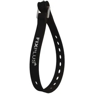 Fixplus Spanngurt Strap mit Schnellverschluss, 66 x 2,2 cm, schwarz, bis 115kg