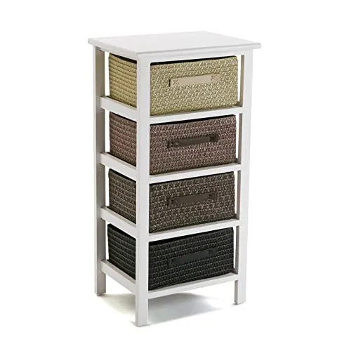 Versa Gavle Badmöbel Schubladeneinheit mit 4 Schubladen