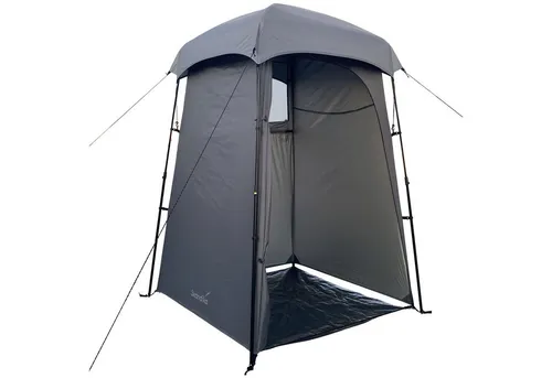 Skandika Kuppelzelt Duschzelt Quick-Start - Kuppelzelt mit 210 cm Stehhöhe, silberbeschichtet und blickdicht – ideal für Camping, Outdoor-Duschen und als Umkleidezelt.