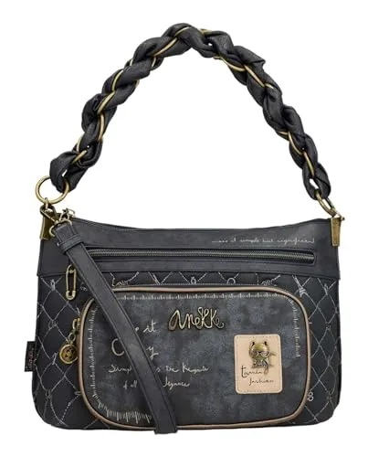 Anekke Umhängetasche Boutique Crossbody Bag Multicolor dunkelblau - Damen-Schultertaschen mit zeitlosem Design, großem Hauptfach und verstellbarem Schulterriemen für optimalen Tragekomfort – perfekt für Arbeit und Freizeit.