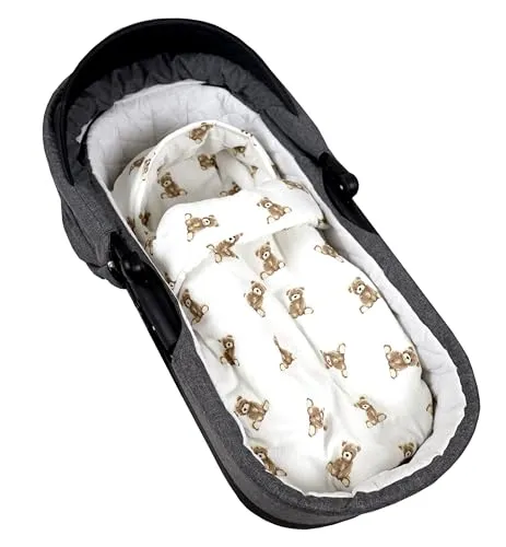 BabyLux Fußsack 90cm für Kinderwagen & Buggy von Babylux