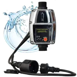 Pumpensteuerung CSK 5 - Elektronischer Druckwächter max. 10 bar - Automatisches Ein- und Ausschalten - Druckschalter für Wasserpumpe Trockenlaufs...