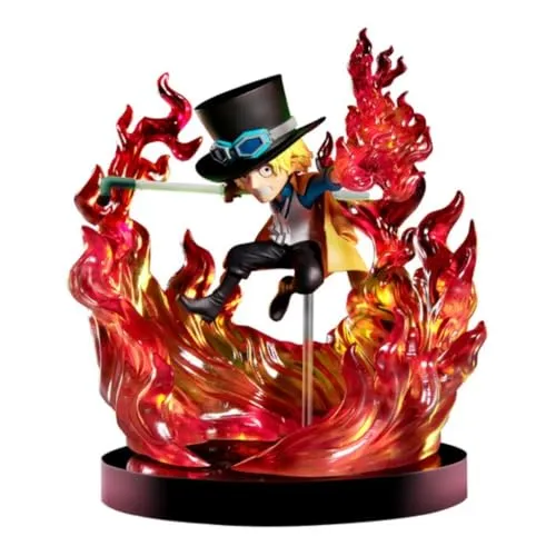 Banpresto Sabo-Statue Mit Feuer 13 cm - Model Statue von Sabo mit feurigen Details, perfekt für Sammler und Fans von Anime. Hochwertige Verarbeitung und detailgetreue Darstellung.