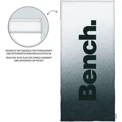 Bench Sporthandtuch Bench Fitness Tuch, Schwarz, Textil, Schriftzug, 50x110 cm, Oeko-Tex® Standard 100, saugfähig, angenehm weich, schnelltrocknend, Badtextilien, Handtücher