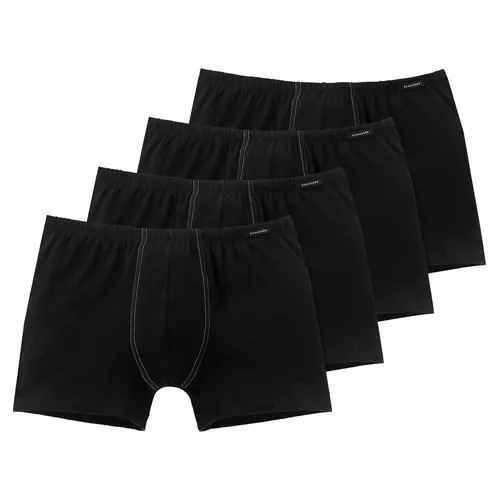 Herren Boxershort im 4er-Pack von SCHIESSER - Bequeme und elastische Herren-Shorts aus hochwertigem Single Jersey. Ideal für den täglichen Gebrauch und in verschiedenen Größen und Farben erhältlich.