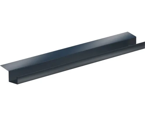 Sarei Kastenrinne 2 m Alu-anthrazit - Dachabdichtung, hochwertige Aluminium-Kastenrinne in elegantem Anthrazit für effektive Regenwasserableitung und langlebigen Schutz.