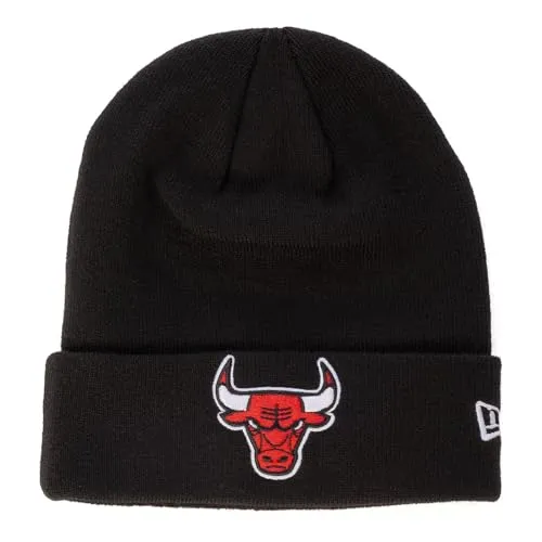 New Era Beanie - Chicago Bulls V2 - Limitierte Wintermütze - Exklusive Strickmütze von New Era mit dem Chicago Bulls Team-Logo, nur in limitierter Auflage erhältlich. Ideal für Fans der NFL, NBA und MLB.
