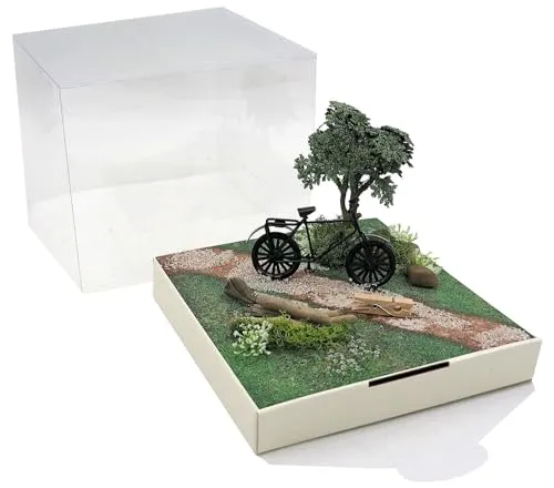 ZauberDeko Geschenkbox für Geldgeschenke - Originelle Aufbewahrungsbox für Geldgeschenke, handgefertigt mit Dekofahrrad und Naturmaterialien. Ideal für Reisen, Geburtstage und besondere Anlässe.