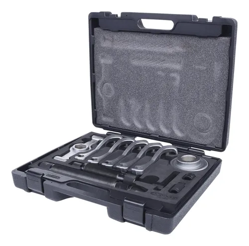 KS Tools Universal Radnabenabzieher- und Gelenkwellenausdrücker, 11-teilig - 700.1400 - Antriebswellen-Verschraubungen, vielseitiges 11-teiliges Set für effizientes Entfernen von Radnaben und Gelenkwellen.