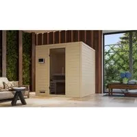 Karibu Sauna Marika mit Bio-Ofen von Karibu