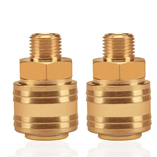 2stk Druckluftkupplung Innenstecker 1/4