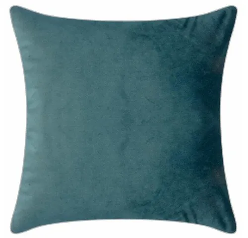 PAD Dekoobjekt Kissenhülle Samt Elegance Opal Blau 50x50cm - Kissen aus hochwertigem Samt, ideal für stilvolle Wohnräume. Verleiht jedem Raum einen Hauch von Eleganz und Komfort.