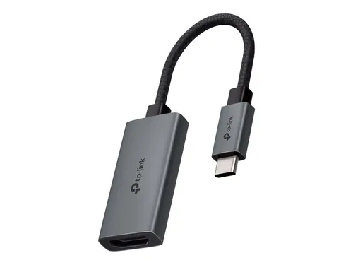TP-Link USB Type-C To HDMI Adapter UA520C - HiFi-Kabel für eine hochauflösende Verbindung zwischen USB-C Geräten und HDMI Displays, ideal für Präsentationen und Multimedia-Anwendungen.