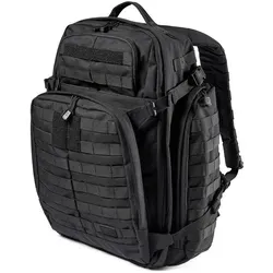 5.11 Tactical Rucksack Rush 72 2.0 black - Modularer Einsatzrucksack aus robustem 1050D-Nylon mit optimaler Lastenverteilung und 55 Litern Fassungsvermögen, ideal für Outdoor- und Trekking-Abenteuer.