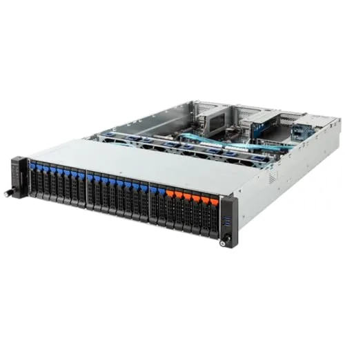 Gigabyte Barebone R281-Z91 rev. B00 2U Dual Sockel SP3 6NR281Z91MR-00 Server-Barebone AMD EPYC USB 3.0 SATA VGA (6NR281Z91MR-00 REV. B00)