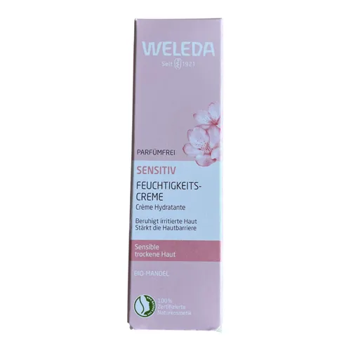 WELEDA Feuchtigkeitscreme Sensitiv BIO-Mandel, 30 ml