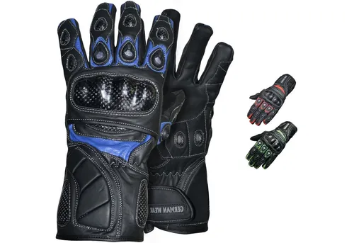 German Wear Motorradhandschuhe GW402G Motorradhandschuhe Lederhandschuhe