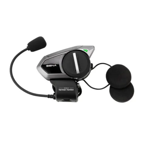 Sena Headset 50S Doppelset - Motorrad-Headsets mit Mesh 2.0 für stabile Verbindungen, One-Click-to-Connect und überlegene Audioqualität, ideal für Fahrgemeinschaften.