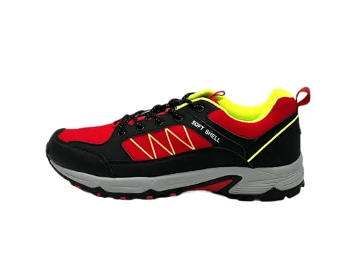 Nowaland Damen Herren Wanderschuhe Wasserabweisende Softshell Trekkingschuhe