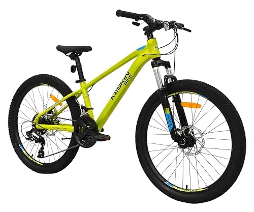 Keskin eBike Mountainbike MTB1 – 24 Zoll Kinderfahrrad - Kinderfahrrad mit robustem Aluminiumrahmen, 21 Gängen und mechanischen Scheibenbremsen, ideal für Gelände und Alltag.