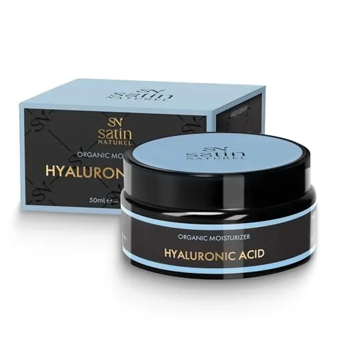Satin Naturel Feuchtigkeitscreme 50 ml – Bio Aloe Vera & Hyaluron – Vegane Hautcreme für Gesicht