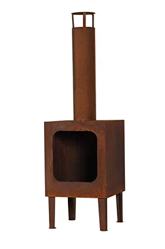 GARDENER 200-3 Gartenkamin in Rostoptik von Gardener